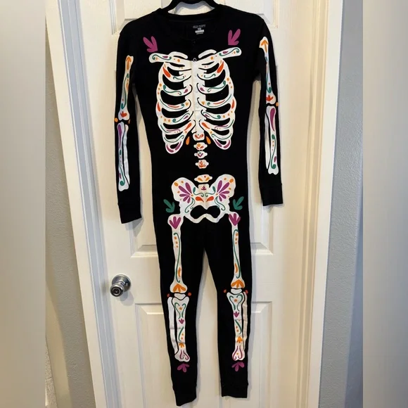Old Navy Black Skeleton Jumpsuit - Picture 1 of 3